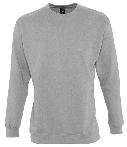 SOL'S Unisex New Supreme Sweatshirt | Grey Marl