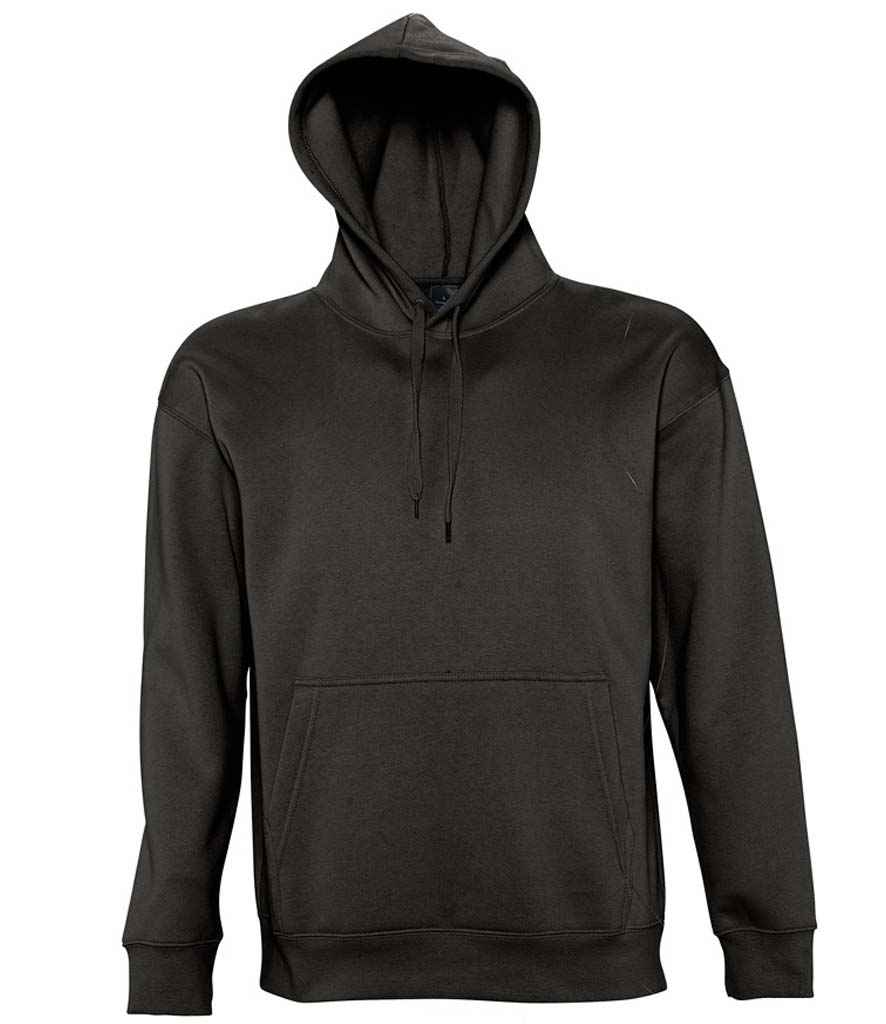 SOL'S Unisex Slam Hooded Sweatshirt | Black