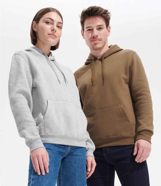 SOL'S Unisex Slam Hooded Sweatshirt | Grey Marl