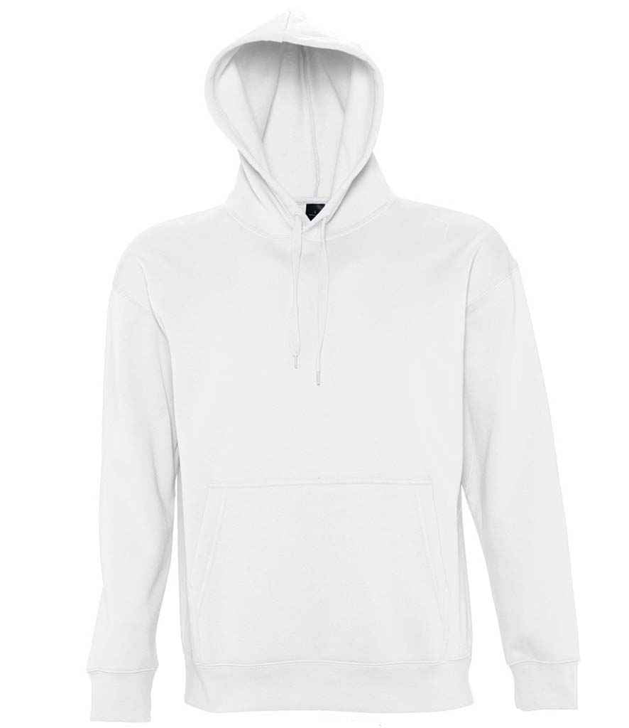 SOL'S Unisex Slam Hooded Sweatshirt | White
