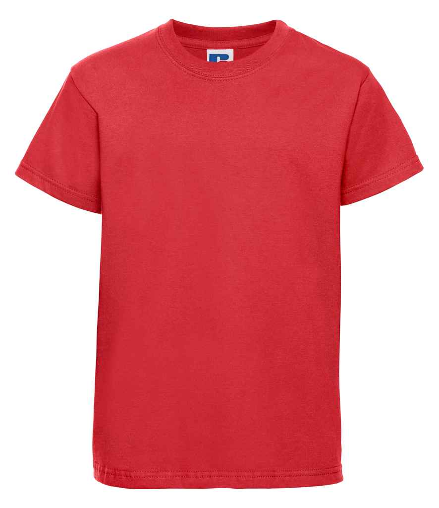 Russell Schoolgear Kids Classic Ringspun T-Shirt | Bright Red