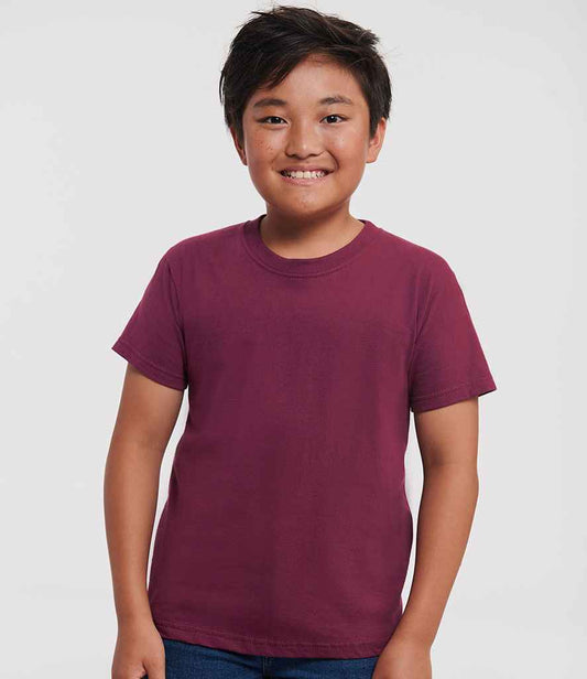 Russell Schoolgear Kids Classic Ringspun T-Shirt | Burgundy