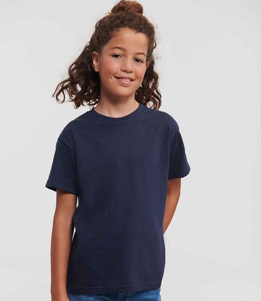 Russell Schoolgear Kids Classic Ringspun T-Shirt | French Navy
