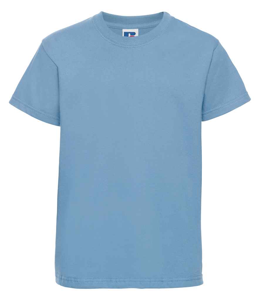 Russell Schoolgear Kids Classic Ringspun T-Shirt | Sky Blue