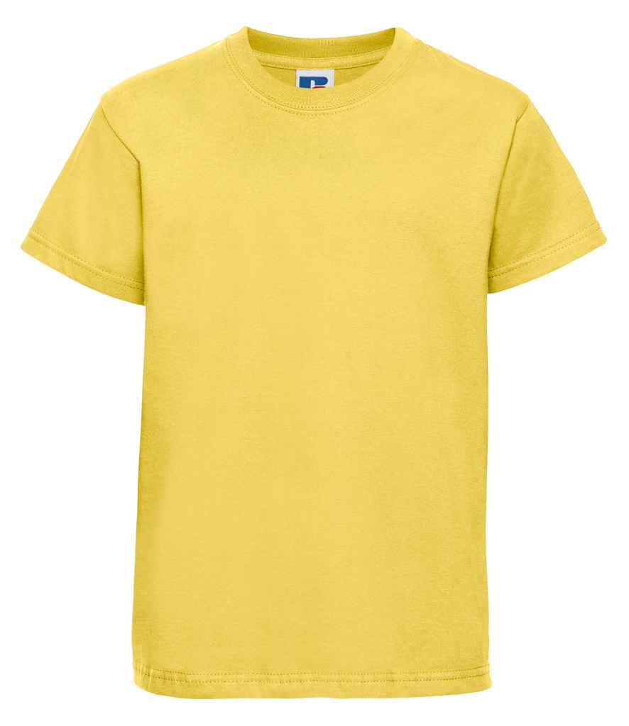 Russell Schoolgear Kids Classic Ringspun T-Shirt | Yellow