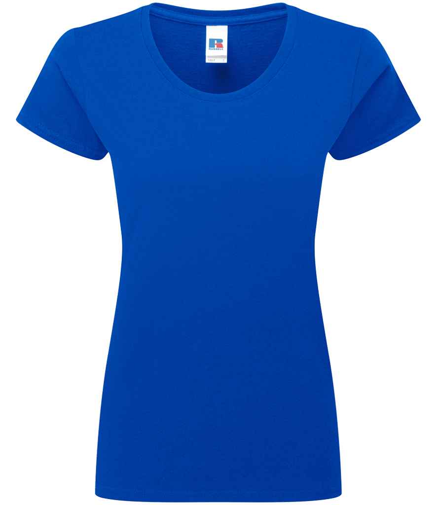 Russell Ladies Authentic Classic Ringspun T-Shirt | Bright Royal