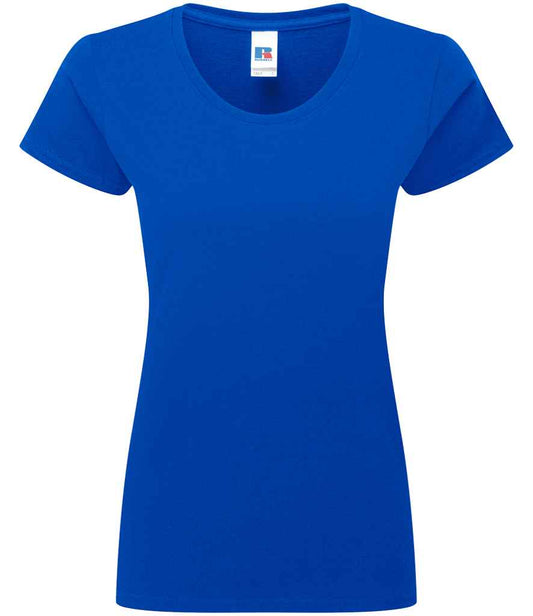 Russell Ladies Authentic Classic Ringspun T-Shirt | Bright Royal