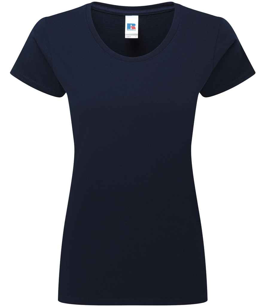 Russell Ladies Authentic Classic Ringspun T-Shirt | French Navy