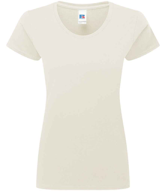 Russell Ladies Authentic Classic Ringspun T-Shirt | Natural