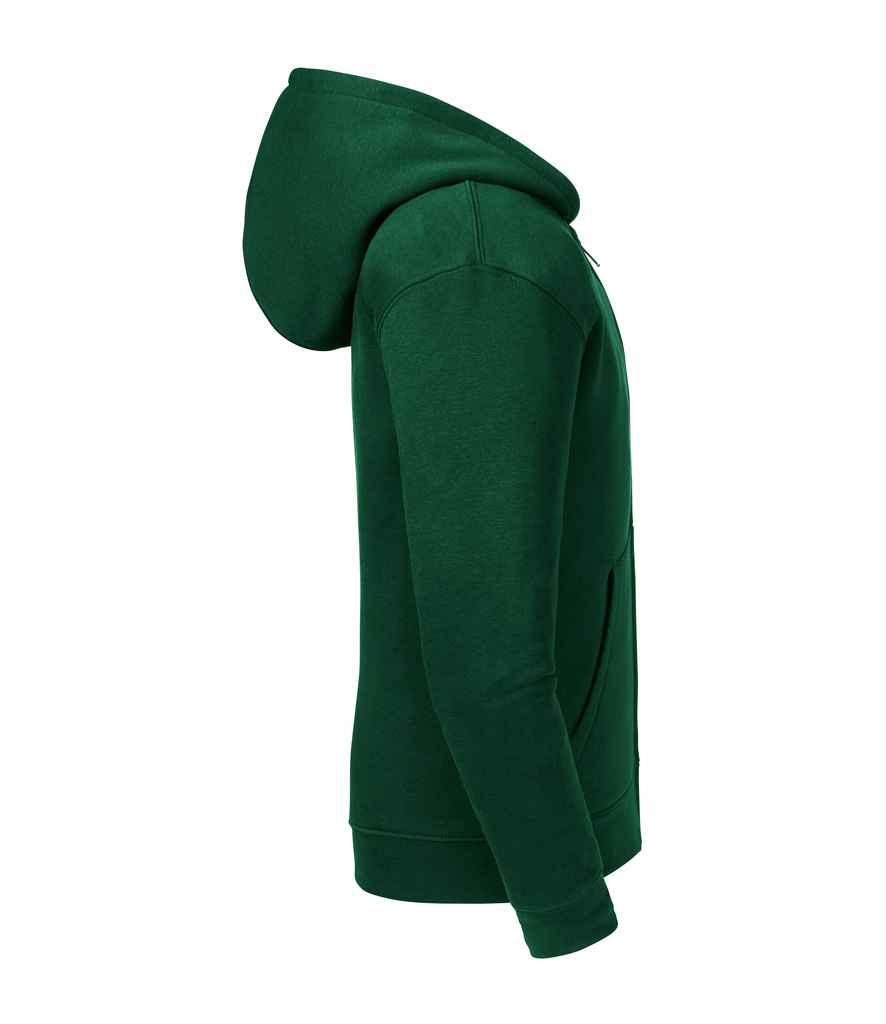 Russell Kids Authentic Zip Hooded Sweatshirt | Bottle Green