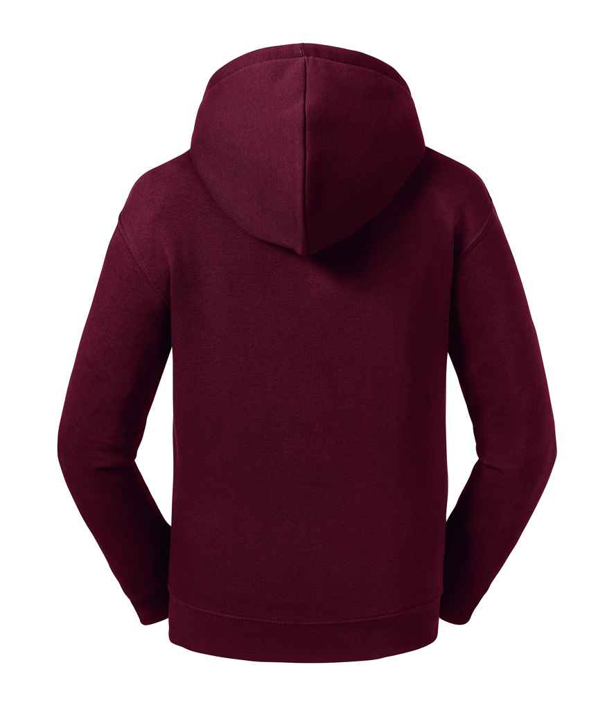 Russell Kids Authentic Zip Hooded Sweatshirt | Burgundy