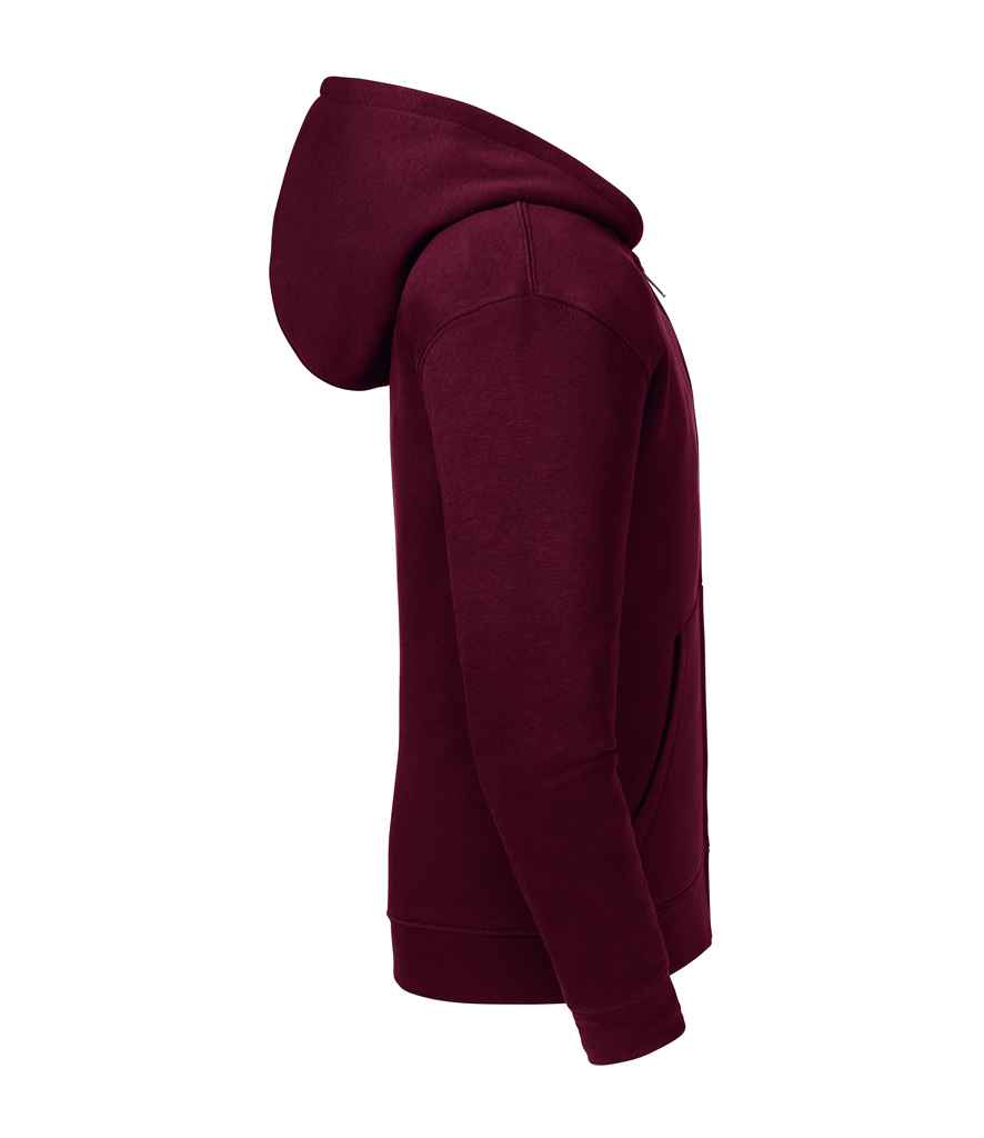 Russell Kids Authentic Zip Hooded Sweatshirt | Burgundy