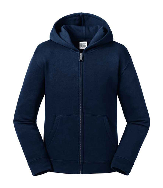 Russell Kids Authentic Zip Hooded Sweatshirt | French Navy