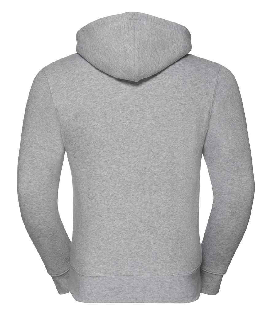 Russell Authentic Zip Hooded Sweatshirt | Light Oxford