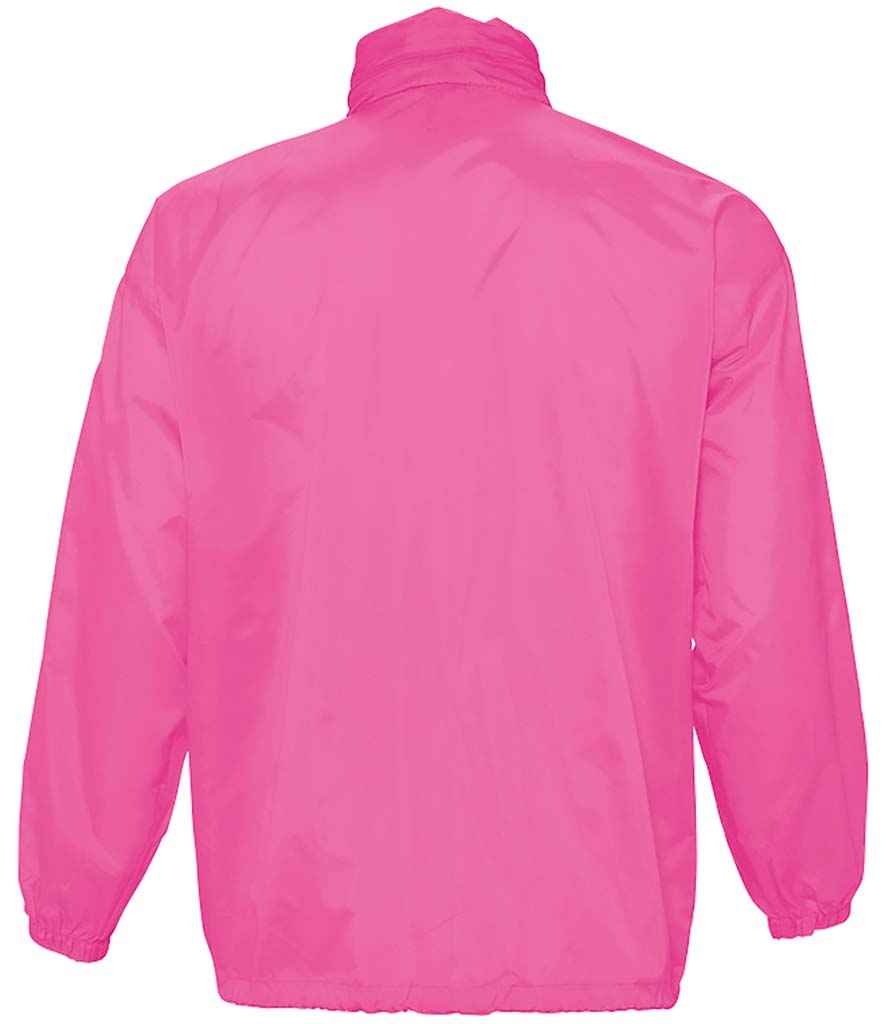 SOL'S Unisex Surf Windbreaker Jacket | Neon Pink