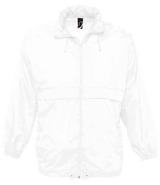 SOL'S Unisex Surf Windbreaker Jacket | White