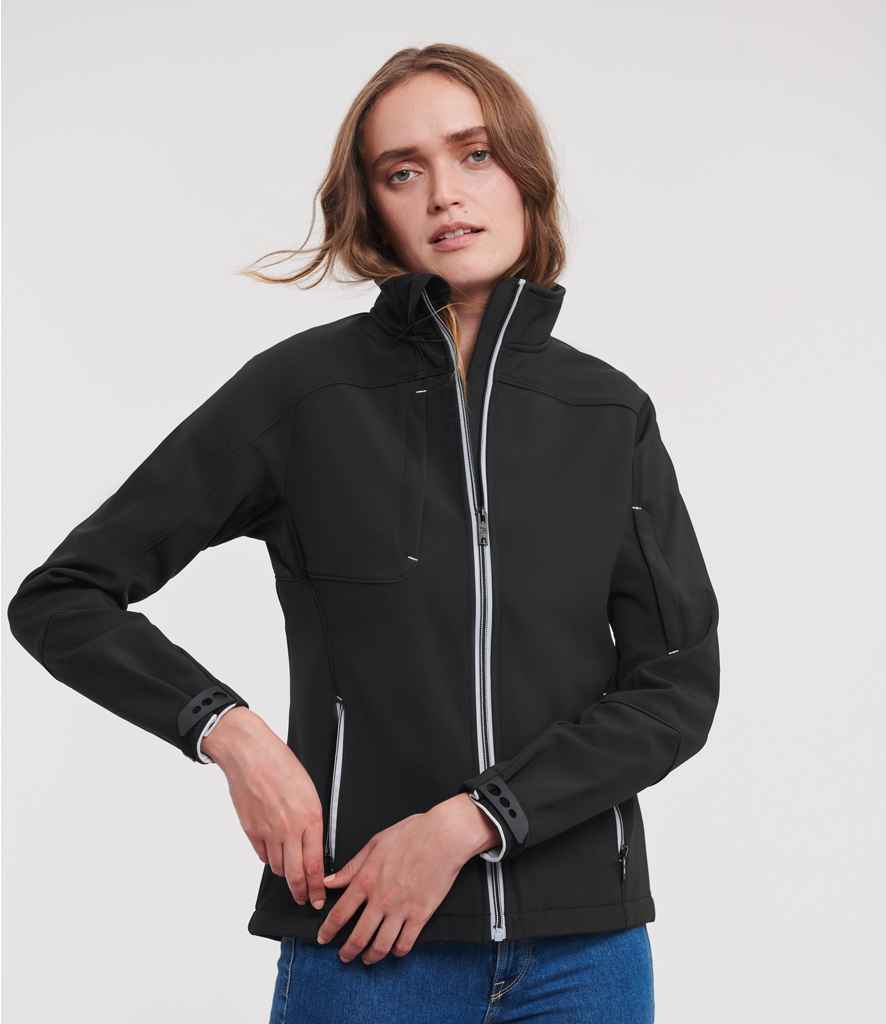 Russell Ladies Bionic Soft Shell Jacket | Black