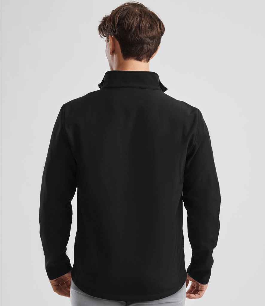 Russell Essential Recycled Soft Shell Jacket | Black