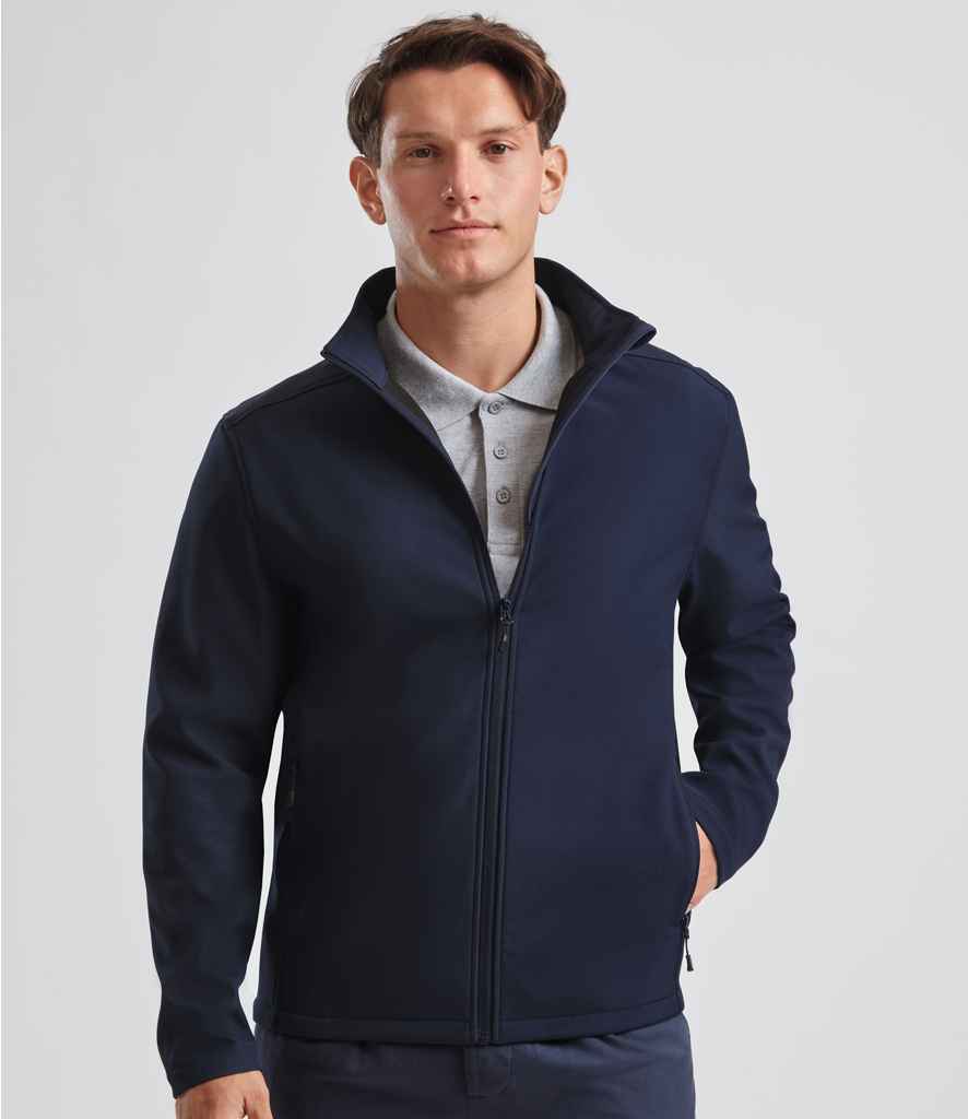Russell Essential Recycled Soft Shell Jacket | French Navy