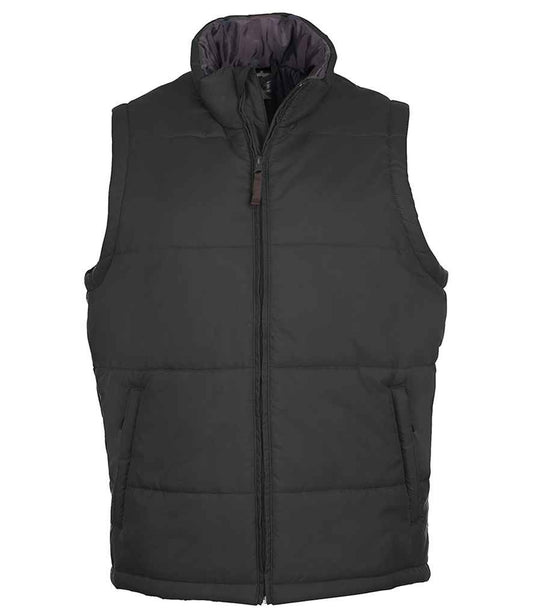 SOL'S Unisex Warm Bodywarmer | Charcoal