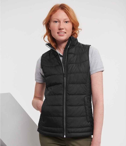 Russell Ladies Nano Padded Bodywarmer | Black