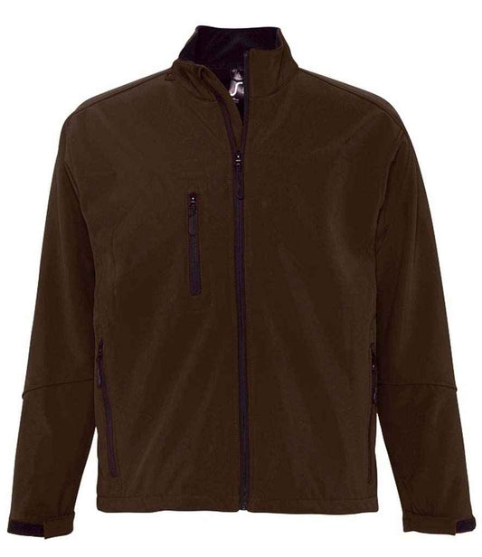 SOL'S Relax Soft Shell Jacket | Dark Chocolate