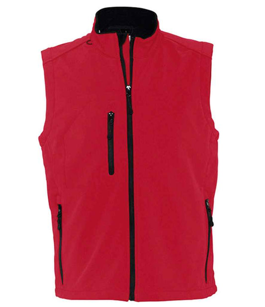 SOL'S Rallye Soft Shell Bodywarmer | Red