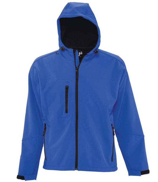 SOL'S Replay Hooded Soft Shell Jacket | Royal Blue
