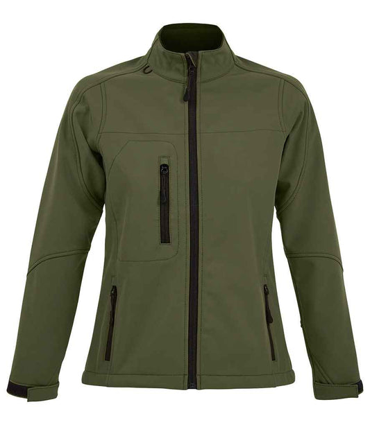 SOL'S Ladies Roxy Soft Shell Jacket | Army