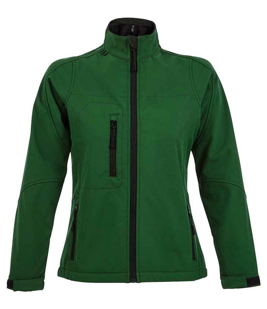 SOL'S Ladies Roxy Soft Shell Jacket | Bottle Green