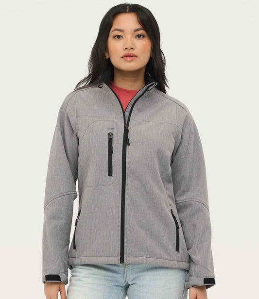 SOL'S Ladies Roxy Soft Shell Jacket | Grey Marl