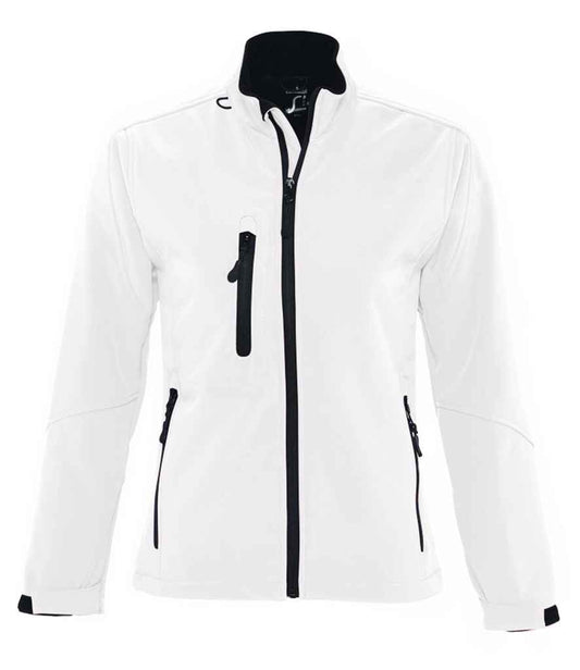 SOL'S Ladies Roxy Soft Shell Jacket | White
