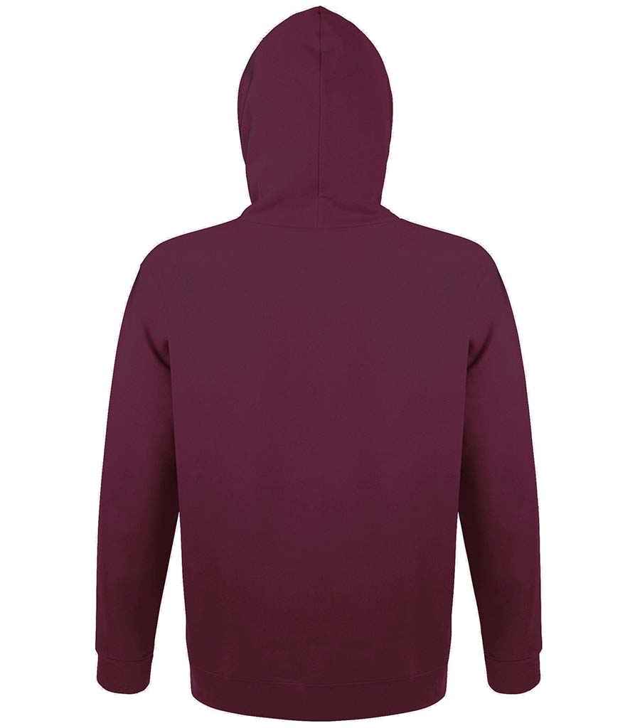 SOL'S Unisex Snake Hooded Sweatshirt | Burgundy