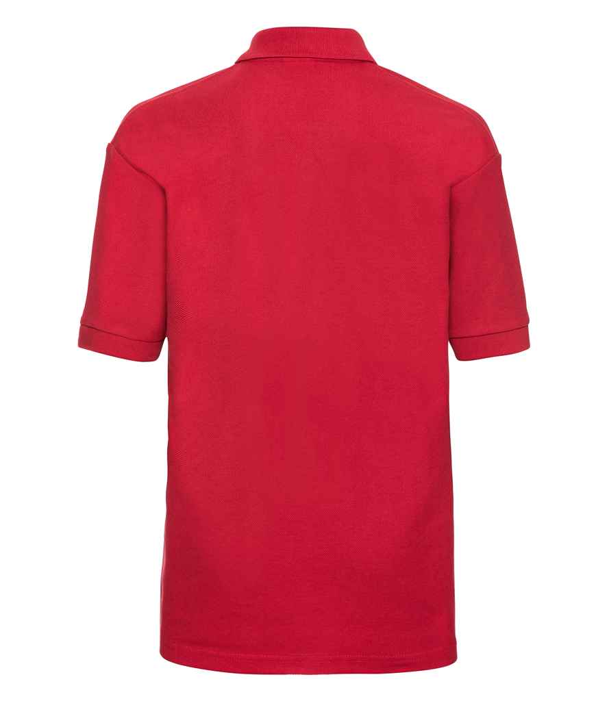 Russell Schoolgear Kids Poly/Cotton Piqué Polo Shirt | Bright Red