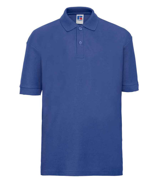 Russell Schoolgear Kids Poly/Cotton Piqué Polo Shirt | Bright Royal