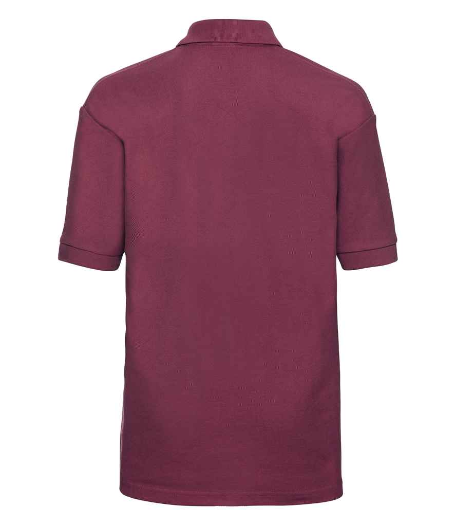 Russell Schoolgear Kids Poly/Cotton Piqué Polo Shirt | Burgundy