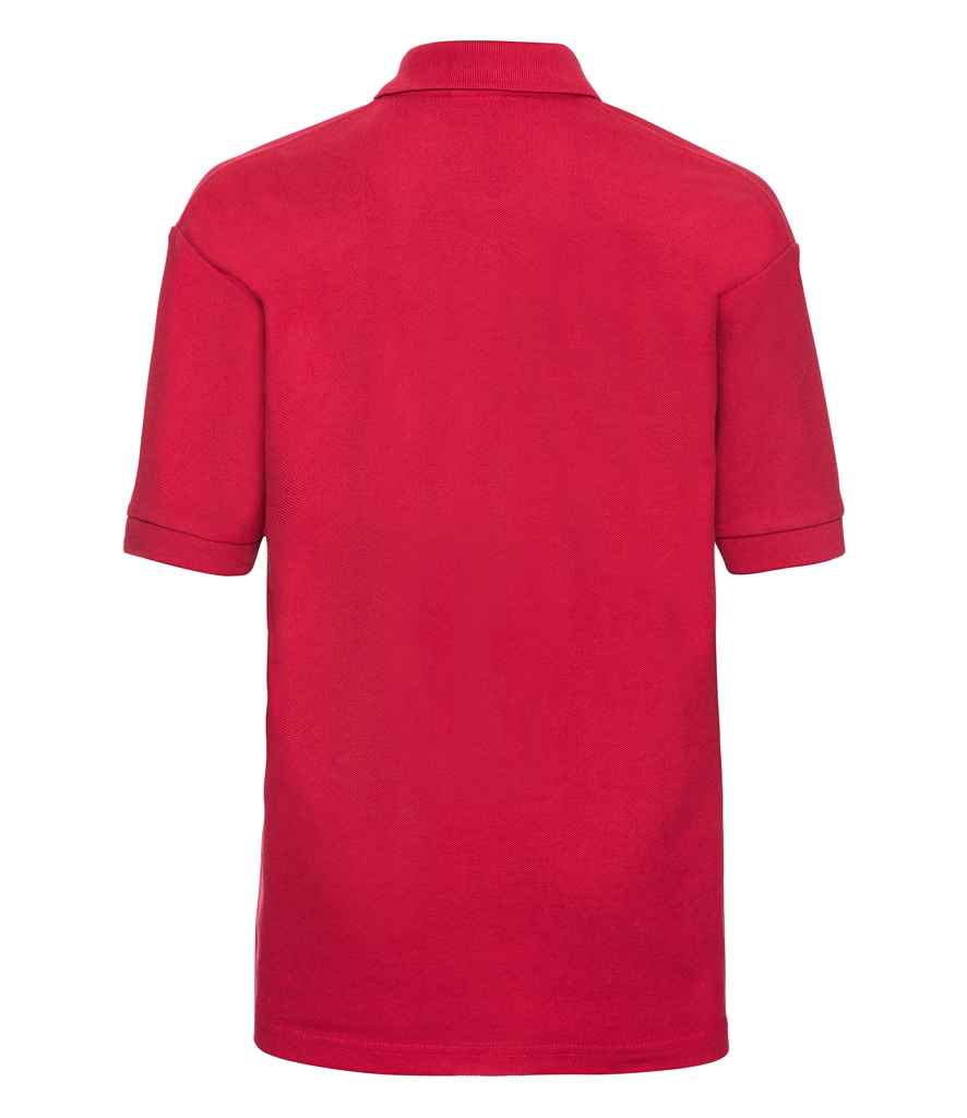 Russell Schoolgear Kids Poly/Cotton Piqué Polo Shirt | Classic Red