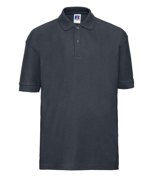 Russell Schoolgear Kids Poly/Cotton Piqué Polo Shirt | French Navy
