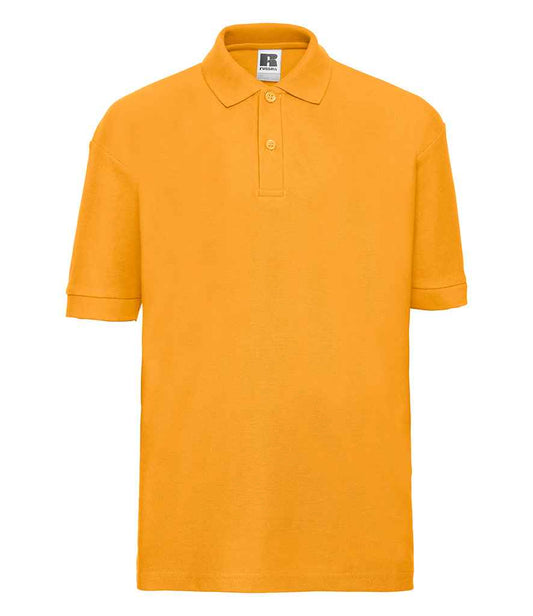 Russell Schoolgear Kids Poly/Cotton Piqué Polo Shirt | Gold