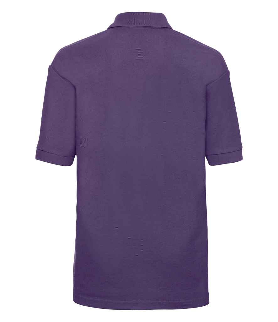 Russell Schoolgear Kids Poly/Cotton Piqué Polo Shirt | Purple