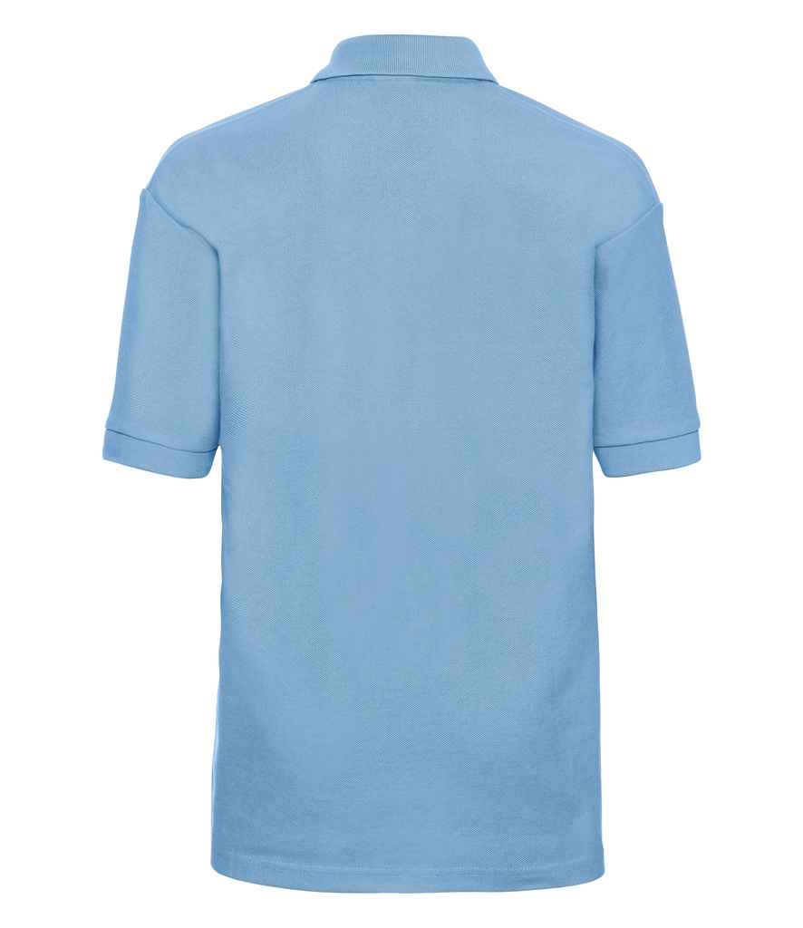 Russell Schoolgear Kids Poly/Cotton Piqué Polo Shirt | Sky Blue