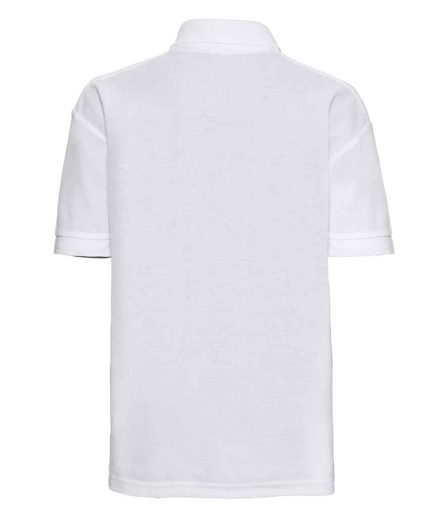 Russell Schoolgear Kids Poly/Cotton Piqué Polo Shirt | White