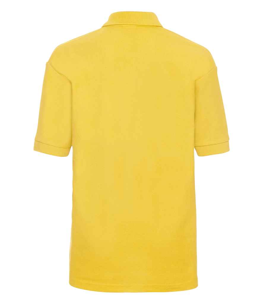 Russell Schoolgear Kids Poly/Cotton Piqué Polo Shirt | Yellow