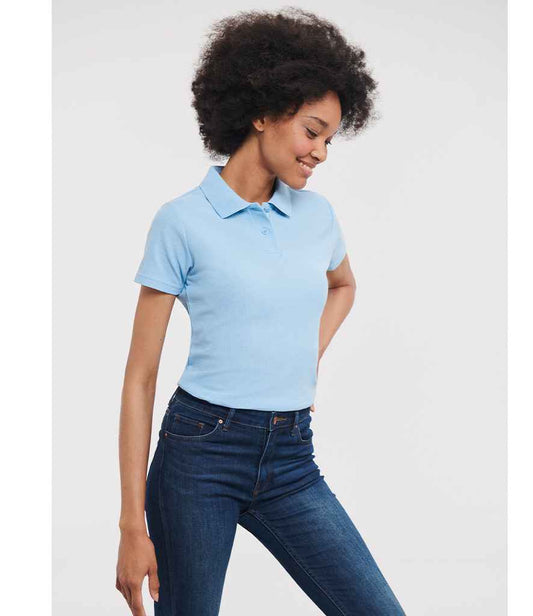 Russell Ladies Classic Poly/Cotton Piqué Polo Shirt | Sky Blue
