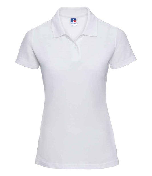 Russell Ladies Classic Poly/Cotton Piqué Polo Shirt | White