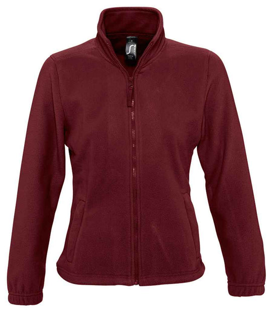 SOL'S Ladies North Fleece Jacket | Burgundy