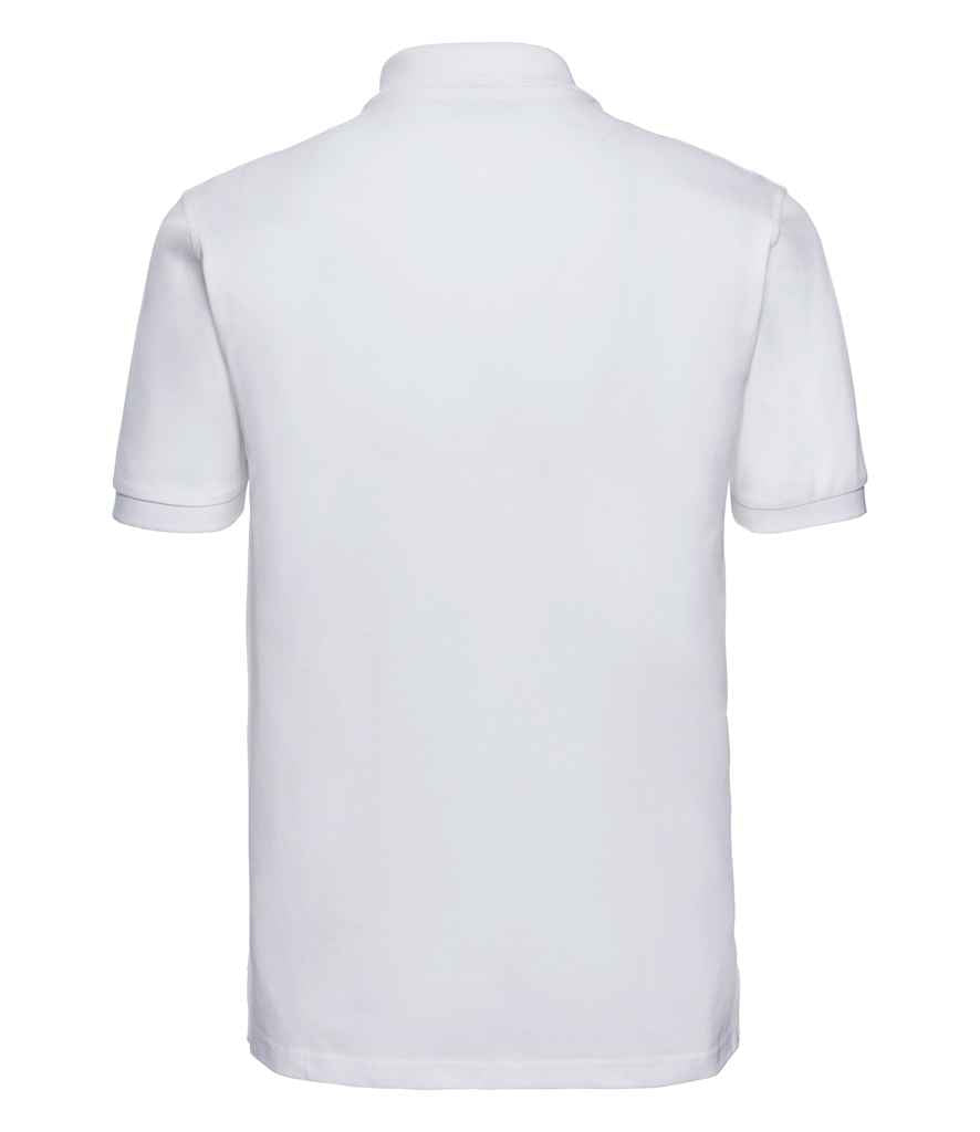 Russell Classic Cotton Piqué Polo Shirt | White