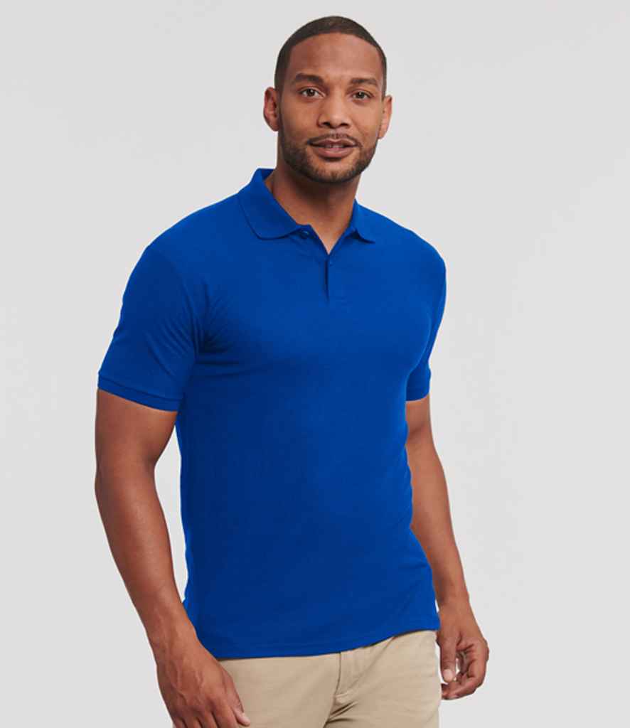 Russell Authentic Eco Piqué Polo Shirt | Bright Royal