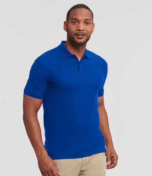 Russell Authentic Eco Piqué Polo Shirt | Bright Royal