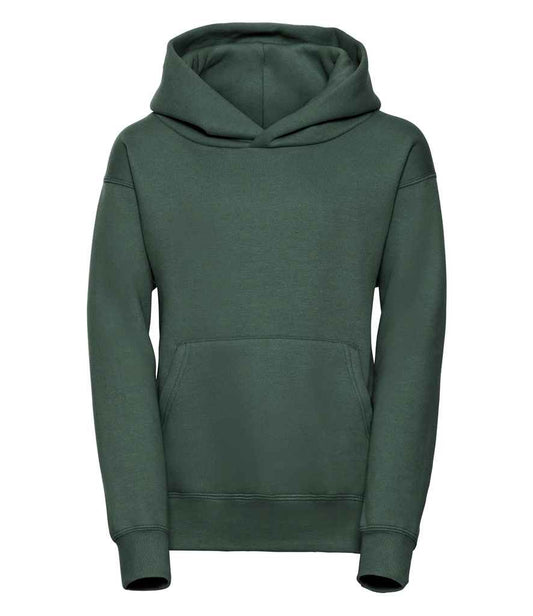 Russell Schoolgear Kids Hooded Sweatshirt | Bottle Green